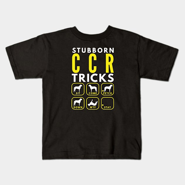 Stubborn CCR Tricks - Dog Training Kids T-Shirt by DoggyStyles